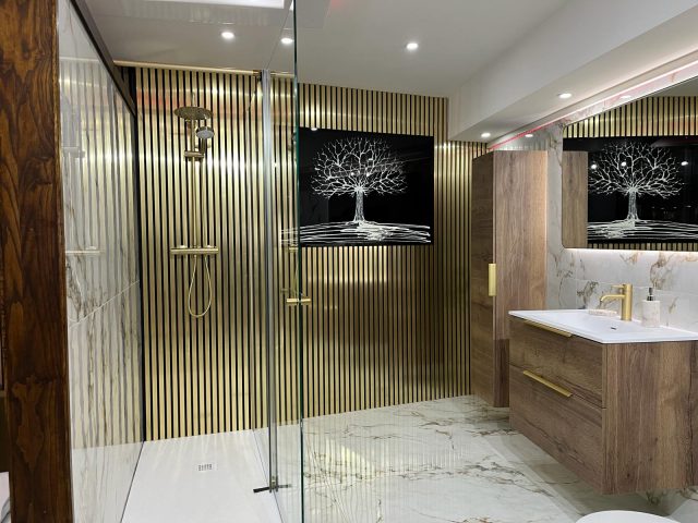 gold acoustic panels